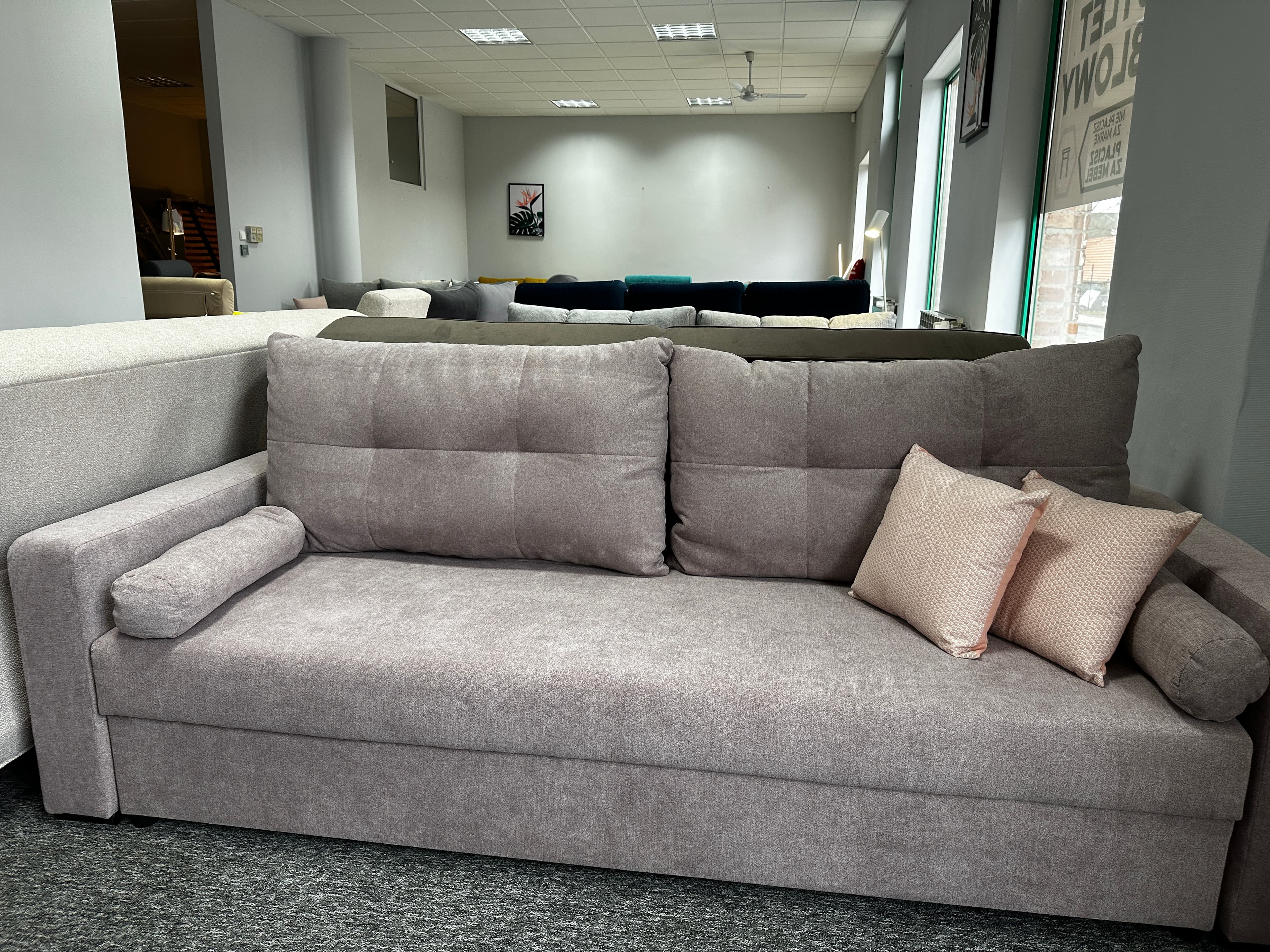 Sofa Rozkładana (szara)